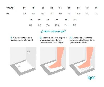 Cangrejeras Infantil Igor Velcro Clsica Ocano
