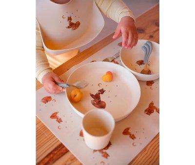 2 bavoirs en silicone Foxie