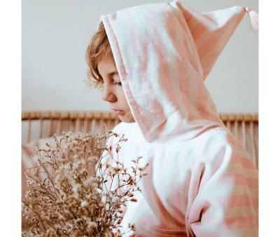 Poncho de Bao Suzon Rosa Claro