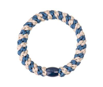 Goma de Pelo Kknekki Indigo Beige Stripe