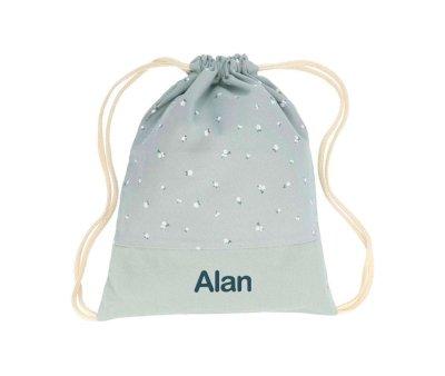 Sacca Zaino Personalizzabile Petite Fleur Vert