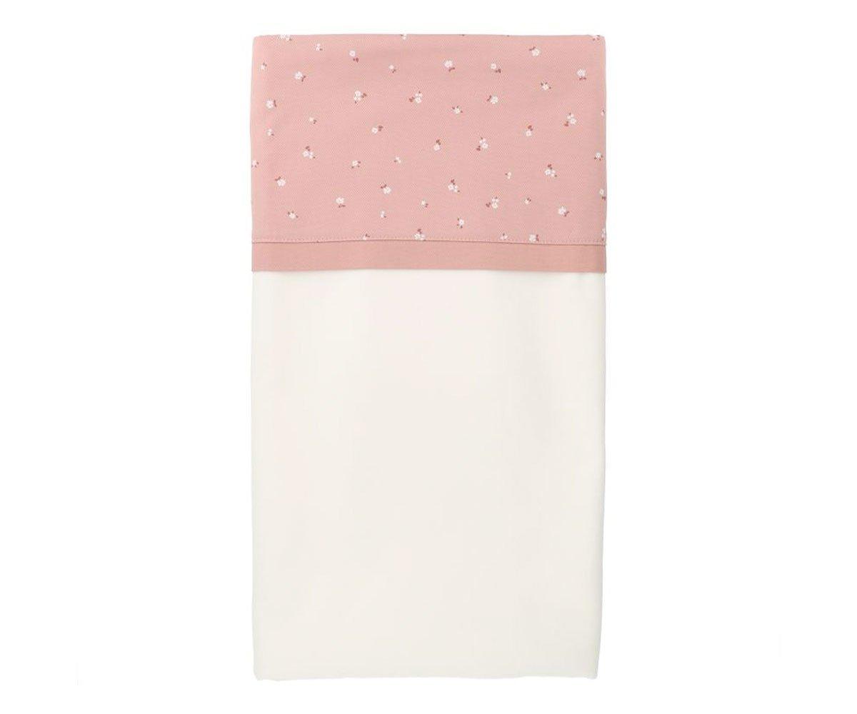 Couverture Personnalisable Petite Fleur Rose