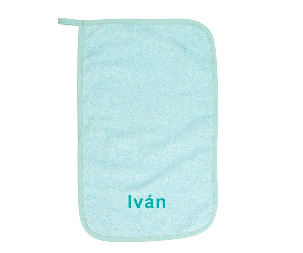 Asciugamano Asilo Verde Acqua - Personalizzato