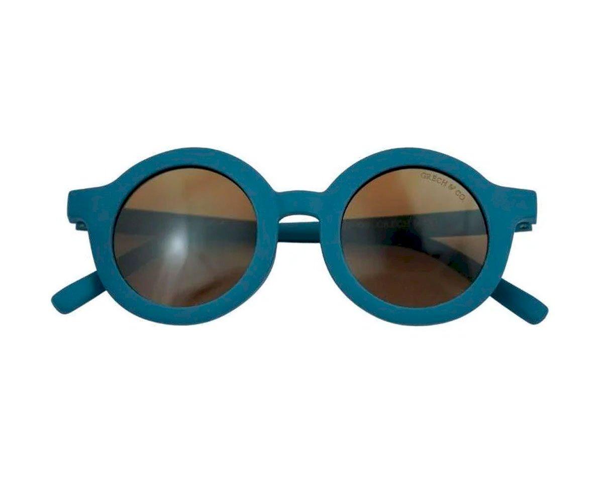 Lunettes De Soleil Souples Polarisée Round (18m à 8 Ans) Desert Teal