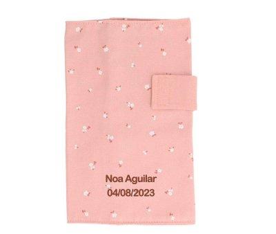 Personalised Petite Fleur Rose Document Holder