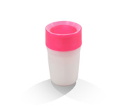 Verre avec Lumire Litecup Rose 330 ml