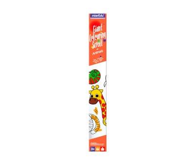 Giant Colouring Scroll Animals