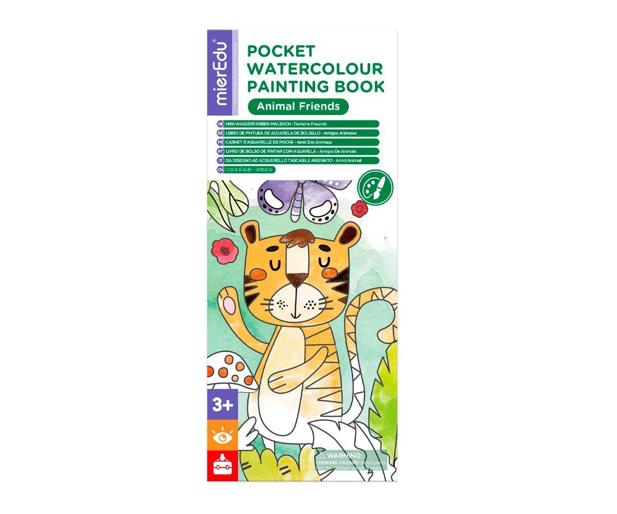 Libro Pocket Acquerelli Animal Friends