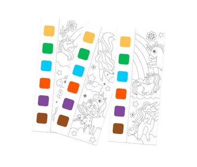 Libro Pocket Acquerelli Unicorns