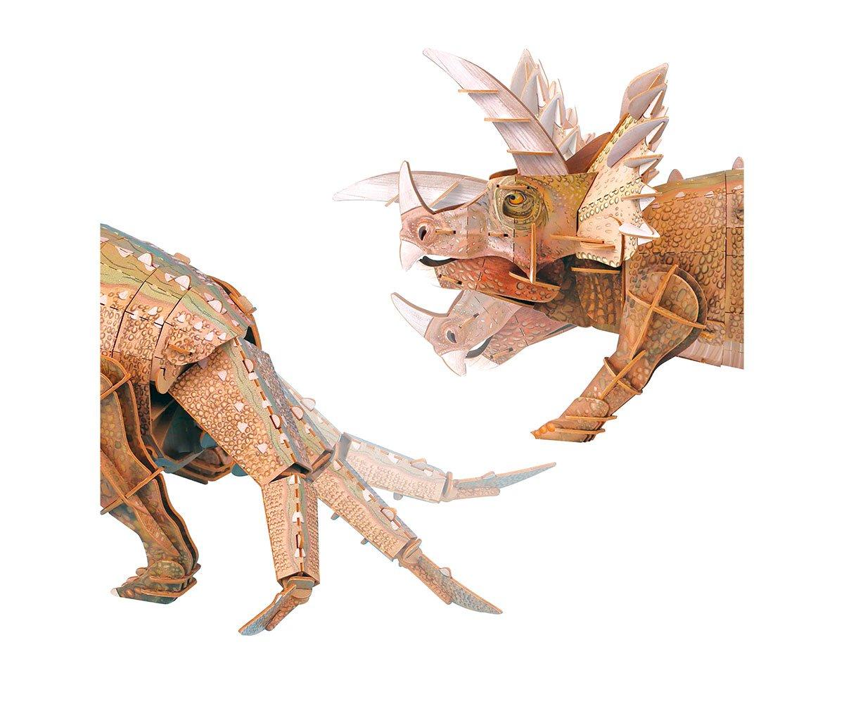 Quebra-cabeça Ecológico 3D Triceratops Deluxe