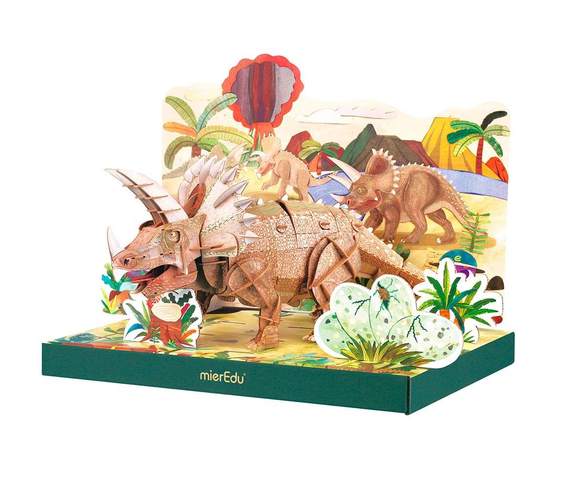 Quebra-cabeça Ecológico 3D Triceratops Deluxe