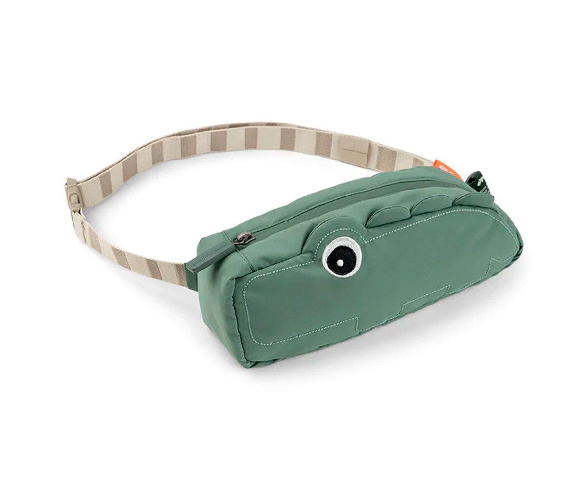 Marsupio Trapuntato Croco Green Personalizzabile