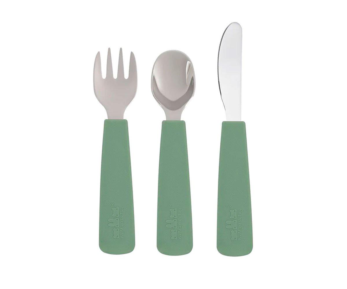 Set de 3 couverts Feedie Sage 