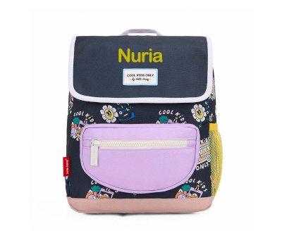 Mochila Preescolar Solapa Mascots Personalizable