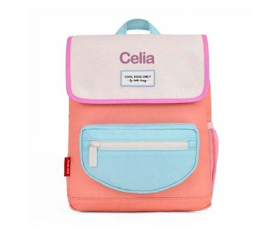 Mochila Preescolar Solapa Mini Peach Personalizable