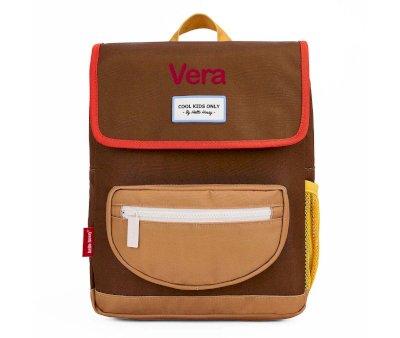 Sac  dos scolaire personnalisable Mini Cappuccino Flap