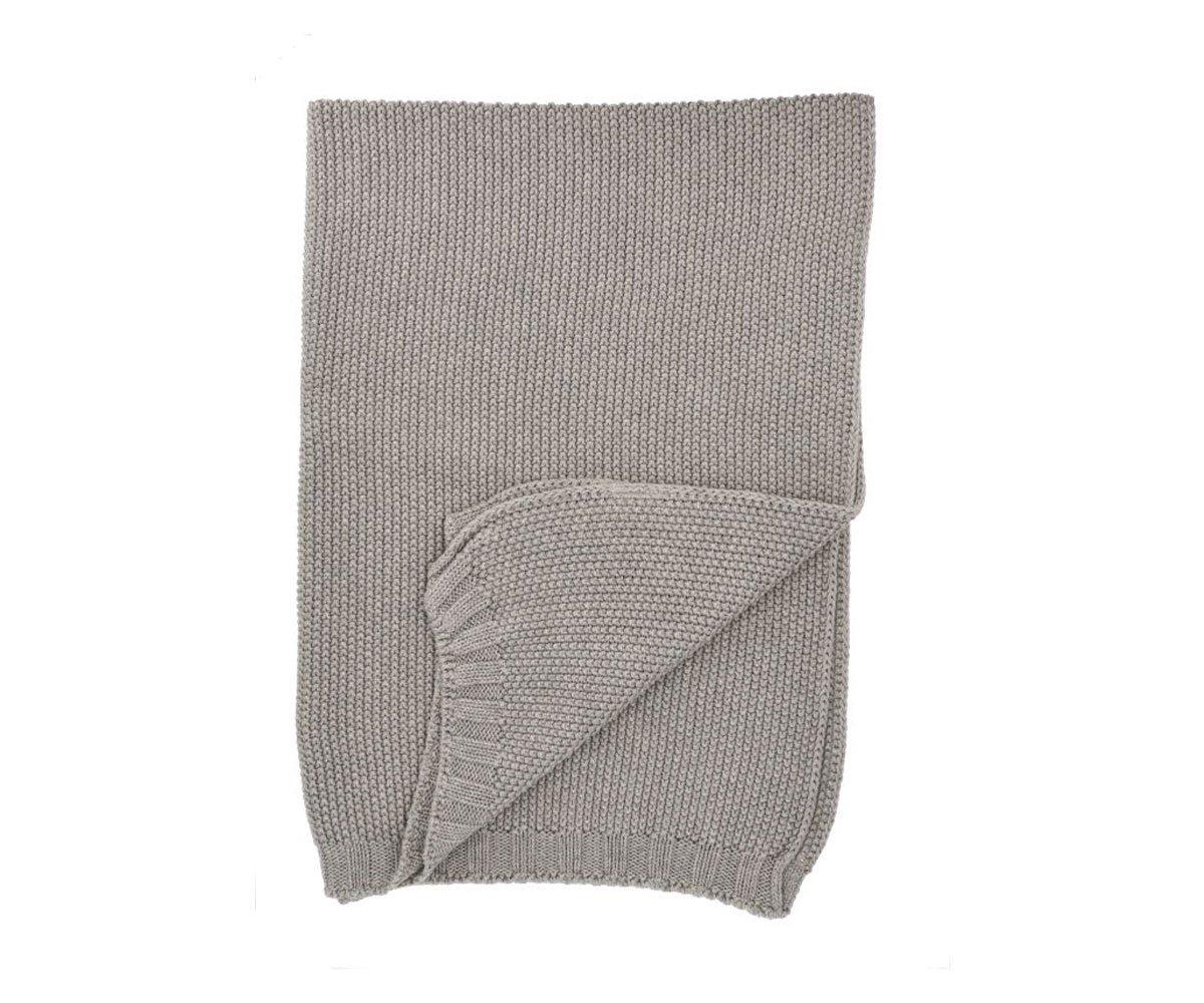 Copertina Tricot Personalizzabile Grigio Chiaro