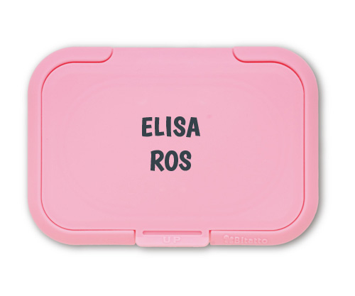 Tapa Para Toallitas Rosa - Personalizado