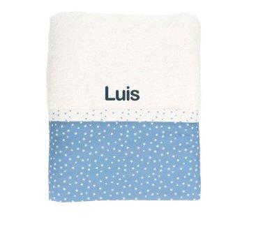 Toalla de Bao Mini Star Azul Personalizable