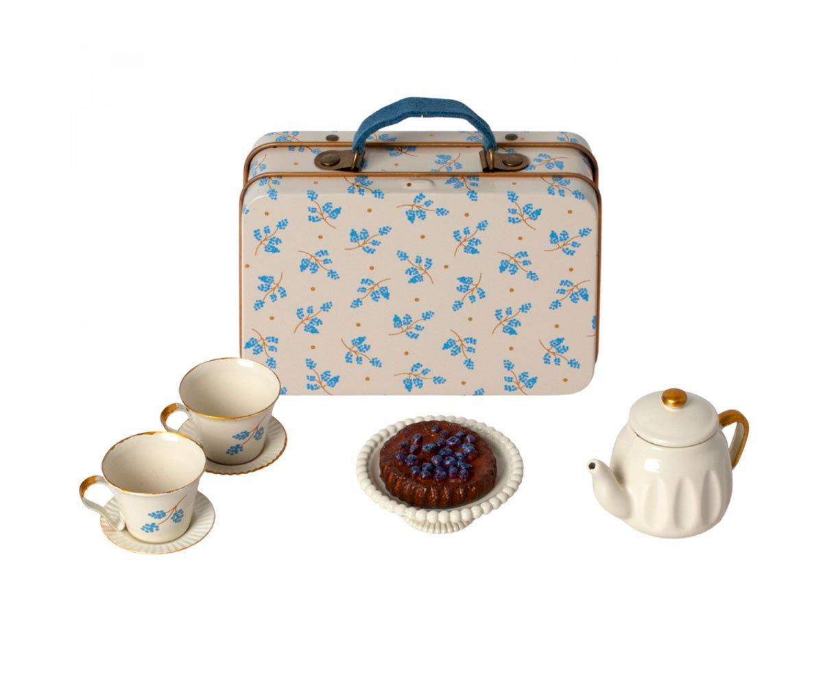 Valise avec service  th Madelaine Blue