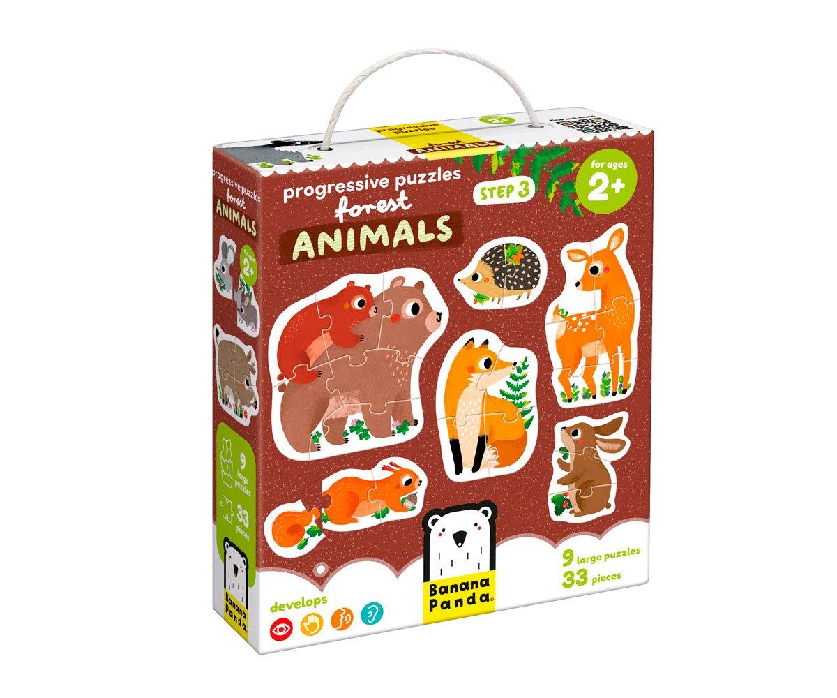 Puzzle Progressive Forest Animals