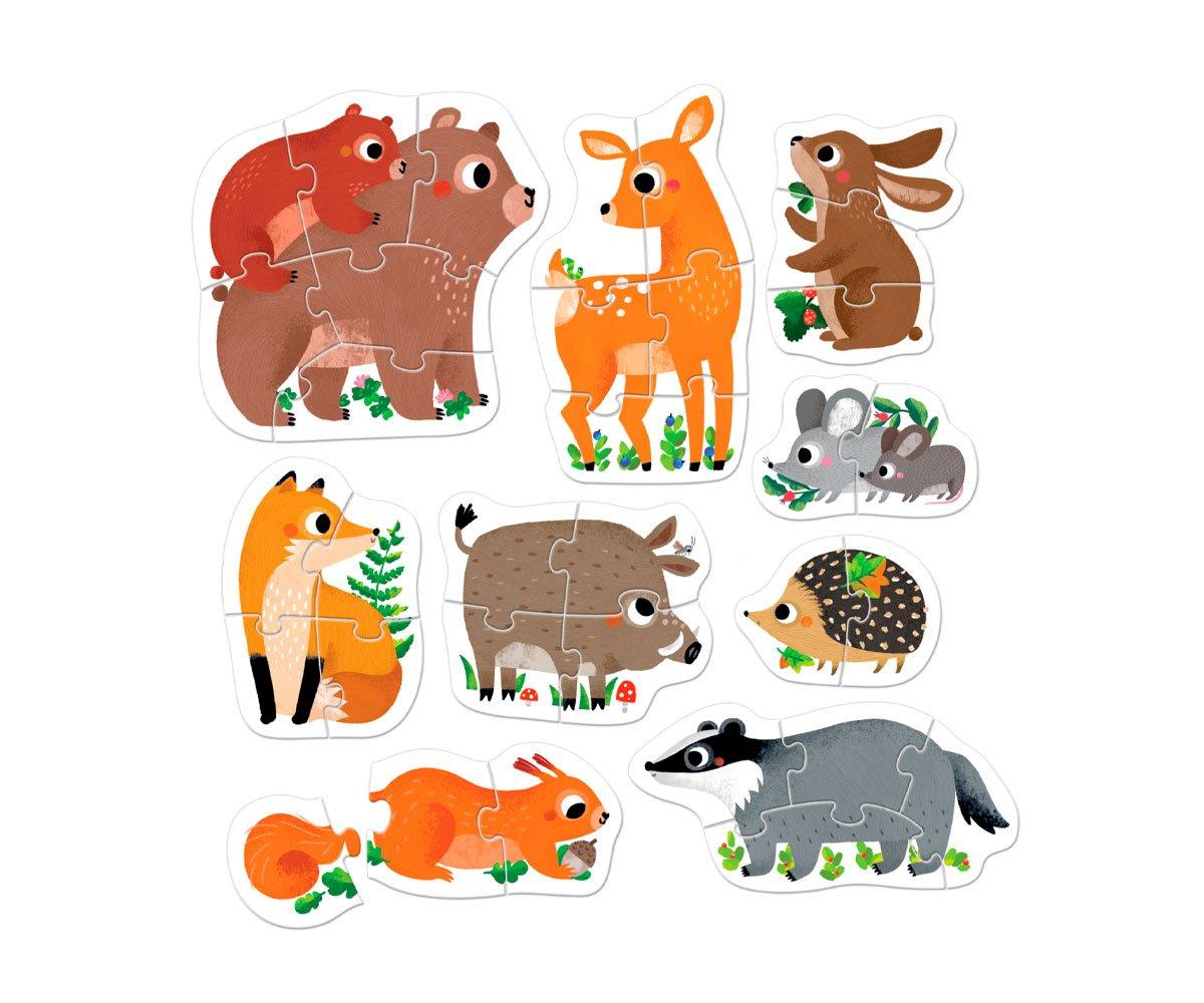 Puzzle Progressive Forest Animals