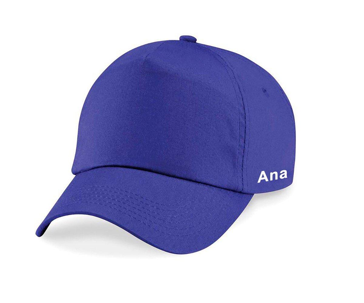 Cappellino Con Visiera Junior Blu Indaco - Personalizzato