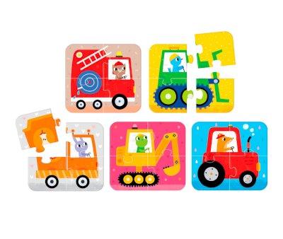 Puzzle On the Go Vehicles