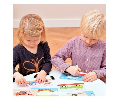 Tarjetas Let's Write and Wipe Vehicles