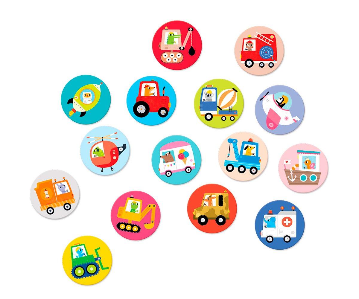 Jeu Memory On The Go Vehicles