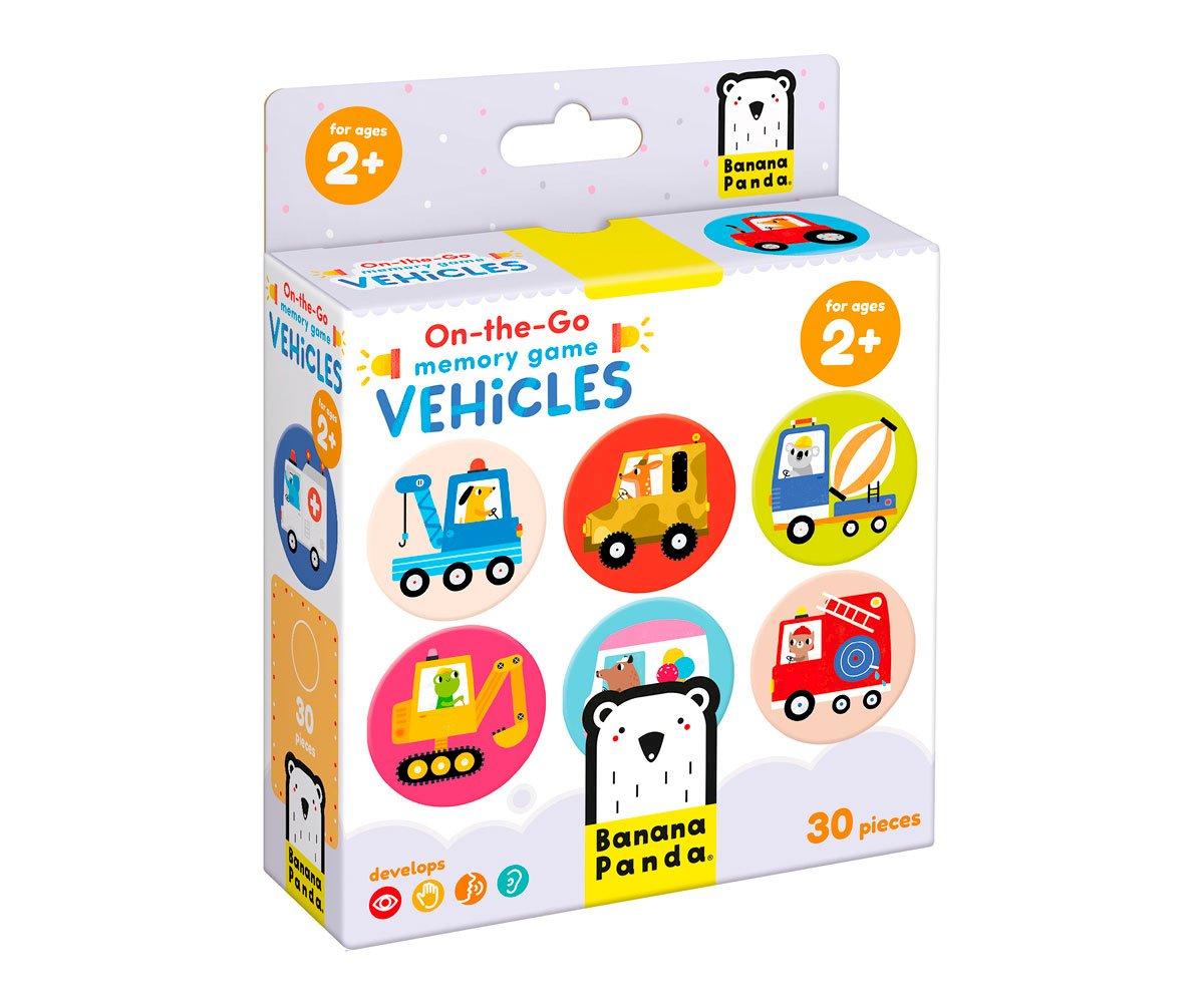 Jeu Memory On The Go Vehicles