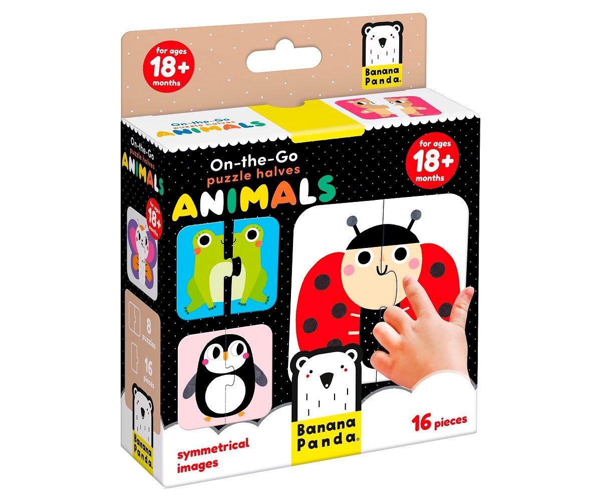 Puzzle On The Go Halves Animals