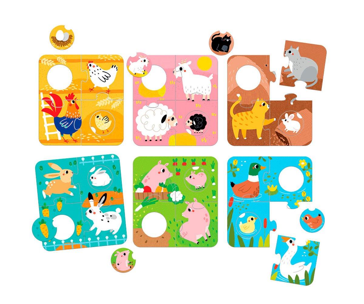 Puzzle Match The Farm Animals