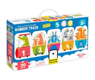 Puzzle Haz un Tren de Nmeros para Hacer Coincidir