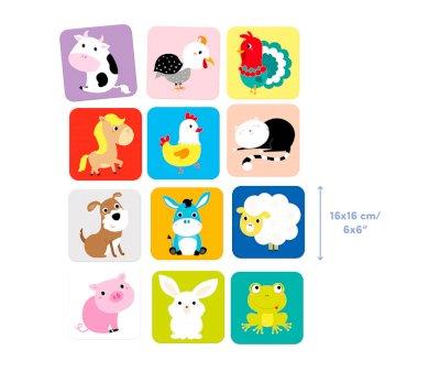 Juego de Memoria Suuuper Size Memory Wild Animals