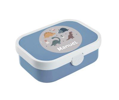 Lancheira personalizada Midi Campus Blue Dinos World