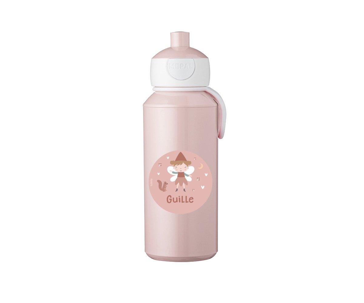 Borraccia Campus Pop-Up Pink 400ml Personalizzata Wild Fairies