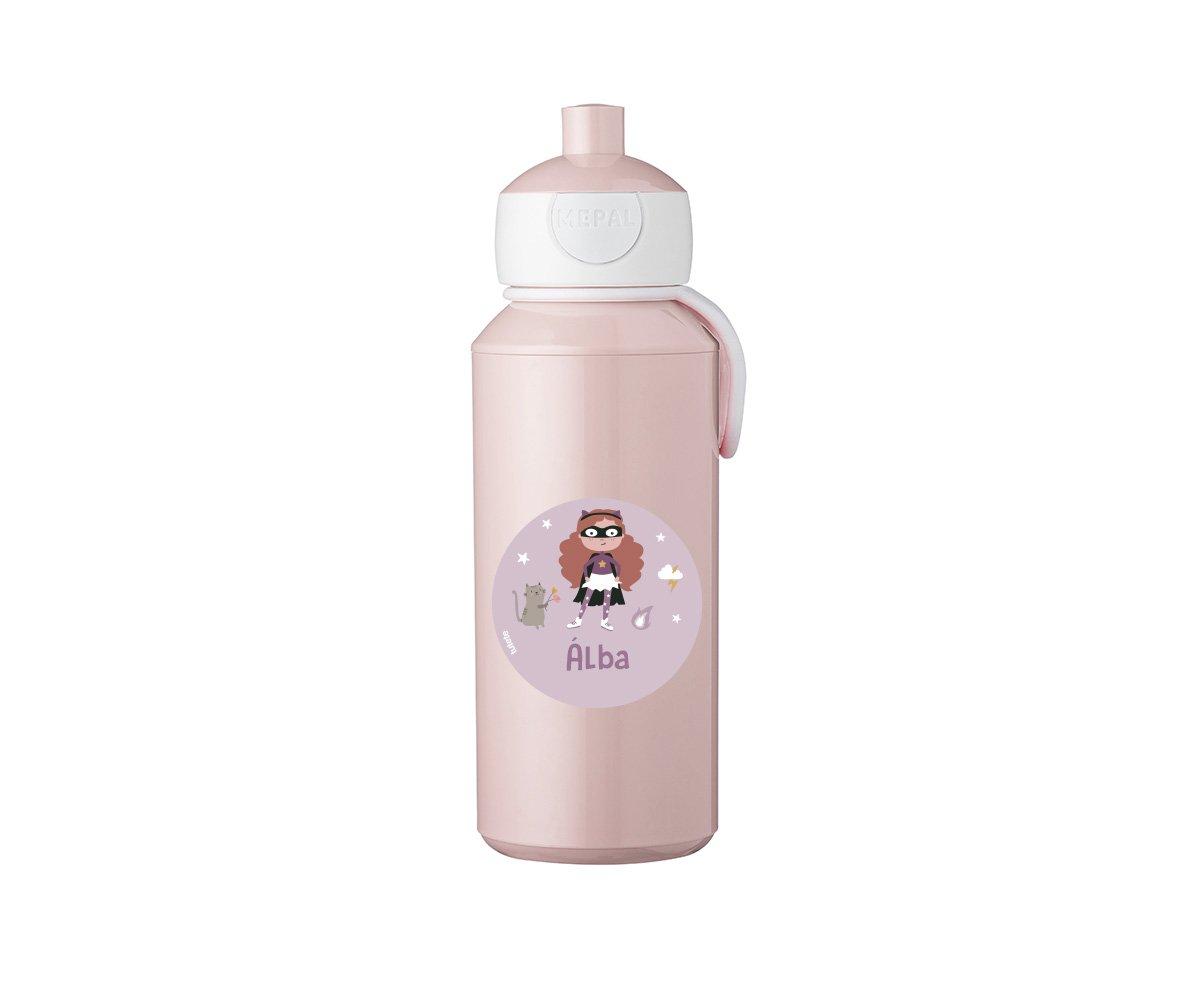 Borraccia Campus Pop-Up Pink 400ml Personalizzata Fantastic Girl - Tutete