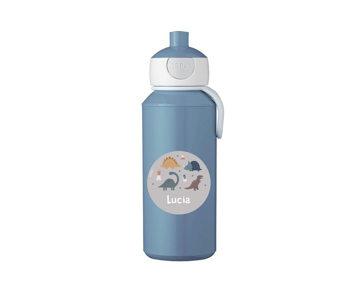Botella Campus Pop-Up Personalizada Blue 400ml Dinos World
