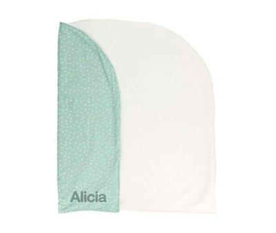 Couverture berceuse Mini Star Green personnalisable