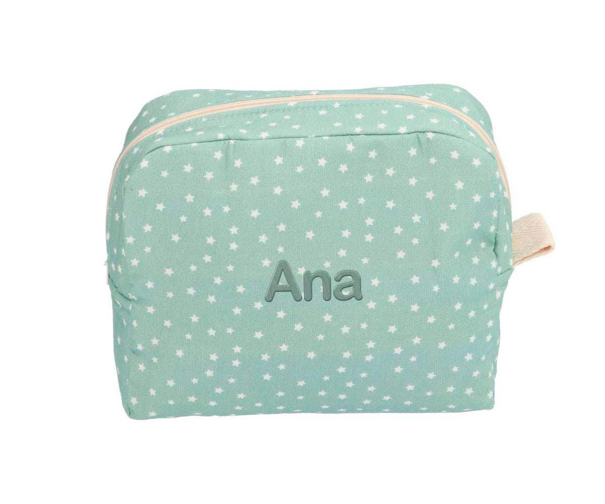 Neceser Grande Mini Star Verde Personalizable