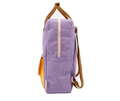 Grand sac  dos personnalisable Sticky Lemon Blooming Purple