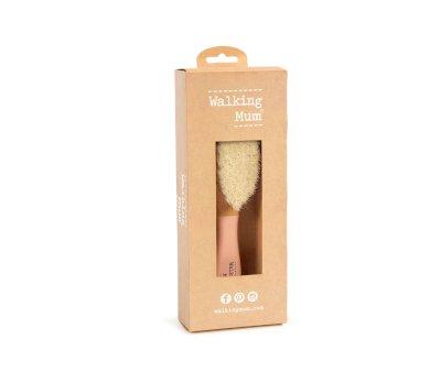 Brosse en bois rose
