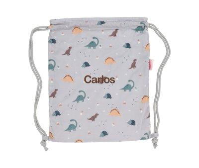 Sac  Dos Tissu Dinos World Personnalisable