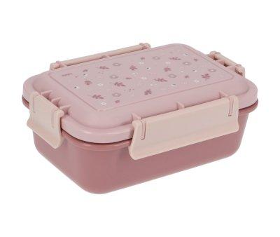 Lunch Box Bento Leaves Pink