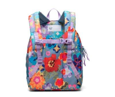 Herschel Heritage Youth Backpack Paper Flowers Faded Denim Personalised