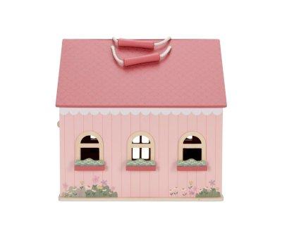 Casa de Muecas de Madera Portable