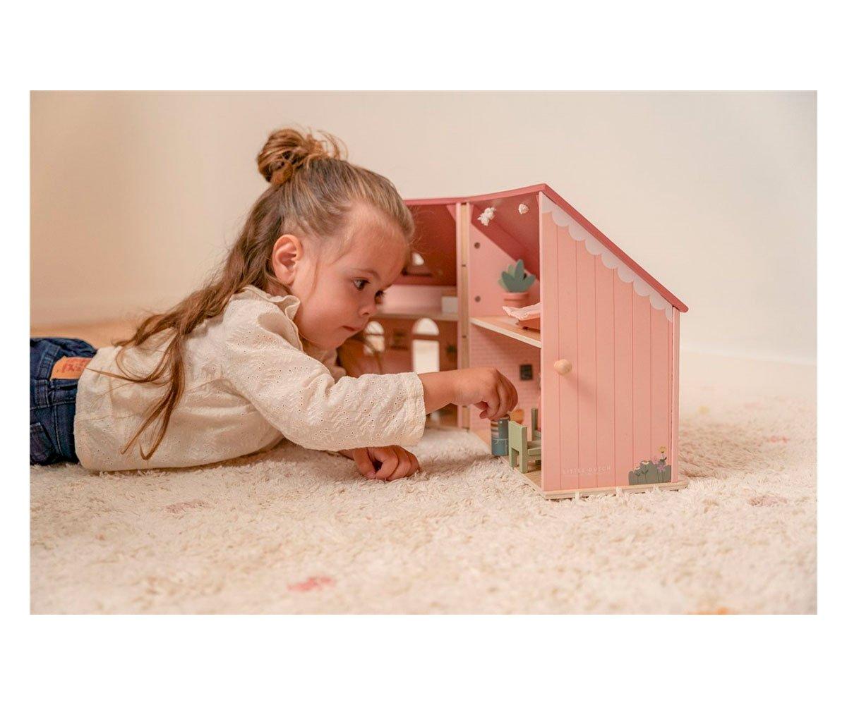 Maison de poupée portable en bois - Tutete