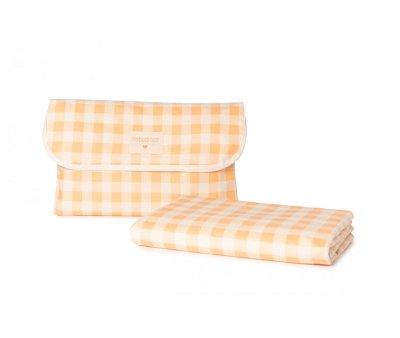 Sunshine Melon Vichy Picnic Tablecloth
