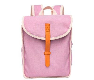 Sac  dos en coton pastel lilas personnalisable